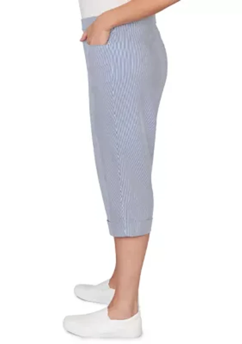 Plus Classics Stripe Clamdigger Pants