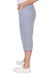 Plus Classics Stripe Clamdigger Pants