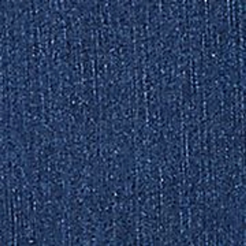 Plus Denim Fringe Capri Jeans