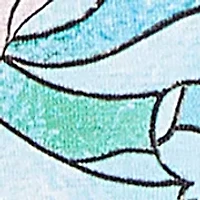 Plus Classics Stained Glass Floral Top