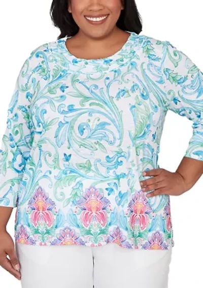 Plus Classics Scroll Border Top