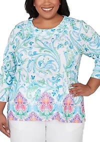 Plus Classics Scroll Border Top