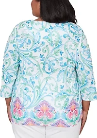 Plus Classics Scroll Border Top