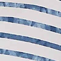 Plus Classics Stripe Embroidery Top