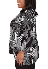 Plus Classics Geometric Top