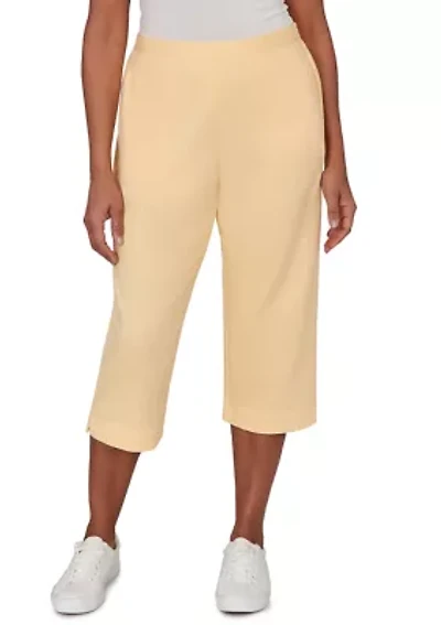 Petite Classics French Terry Capri Pants