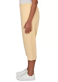 Petite Classics French Terry Capri Pants