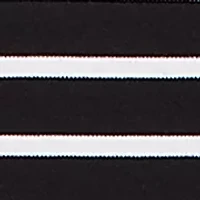 Petite Striped Shirt with Embroidered Sleeves