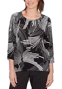 Petite Classics Geometric Top