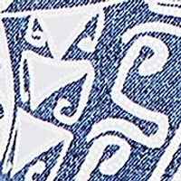 Petite Classic 3/4 Sleeve Batik Scroll Top