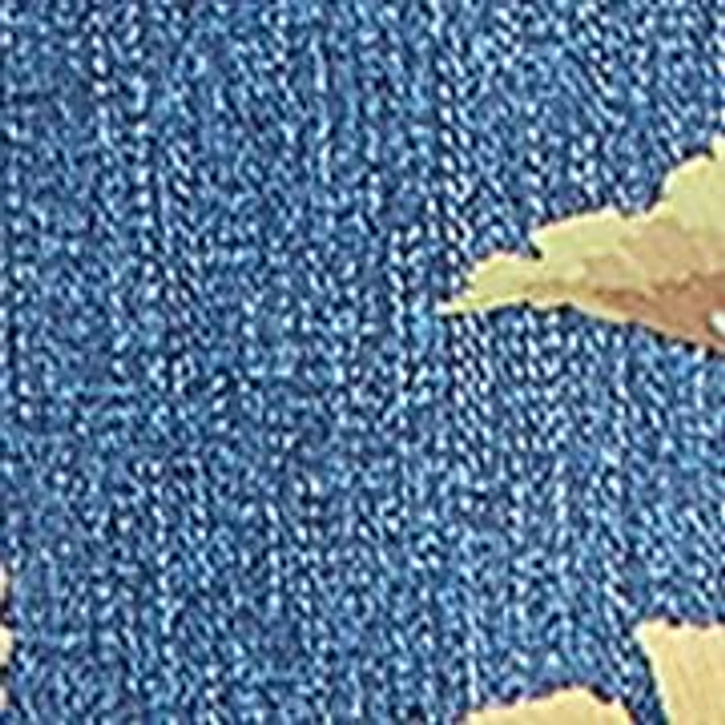 Petite Classics 3/4 Sleeve Textured Floral Top