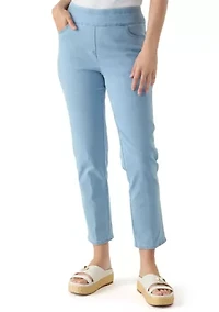 Women's Stretch Denim Pants - Short Length