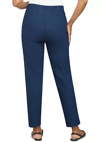 Women's Stretch Denim Pants - Short Length