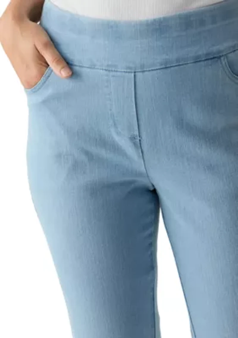 Women's Stretch Denim Pants - Short Length