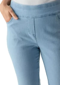 Women's Stretch Denim Pants - Short Length