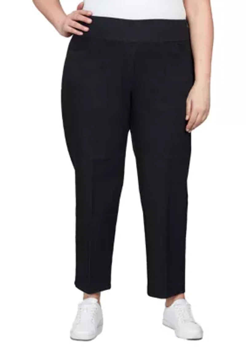 Plus Stretch Denim Medium Length Jeans