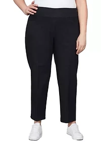 Plus Stretch Denim Medium Length Jeans