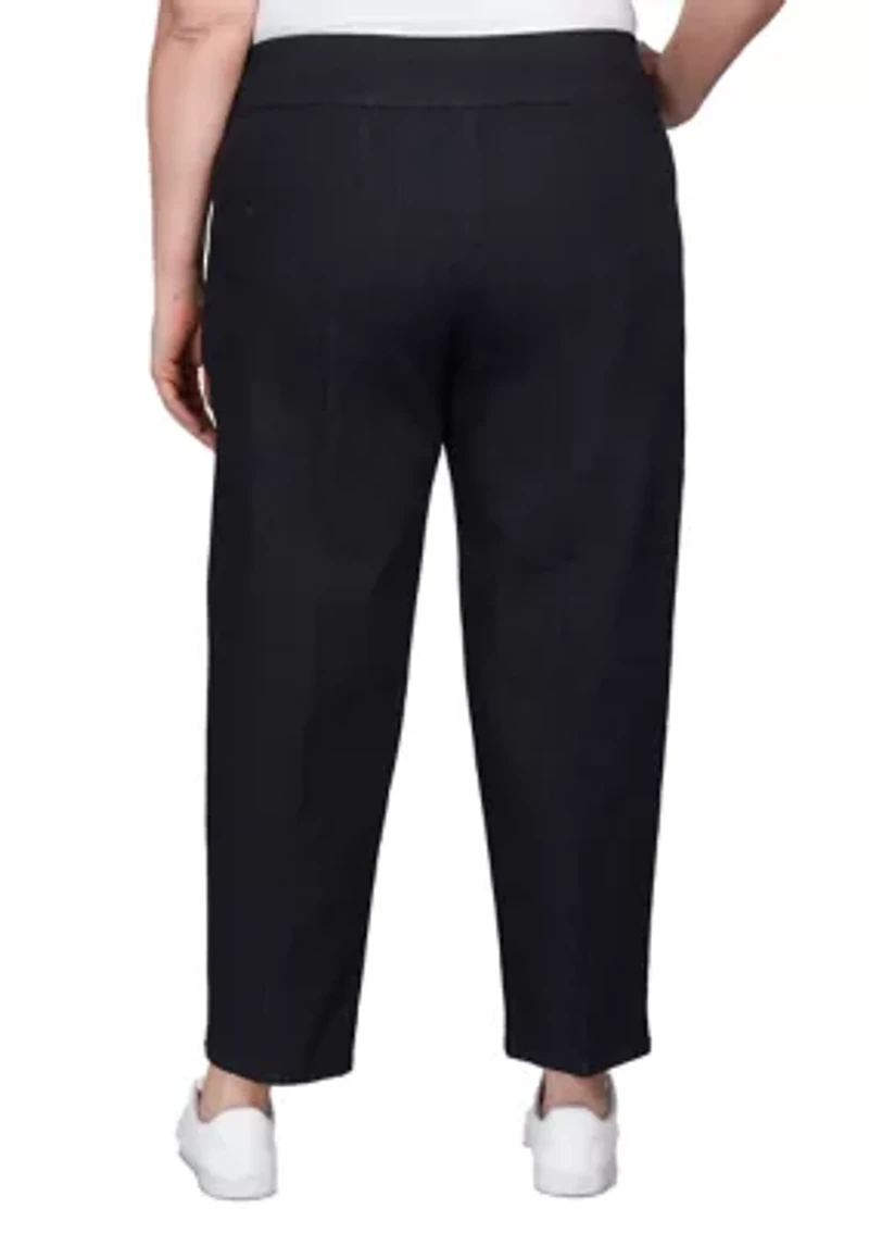 Plus Stretch Denim Medium Length Jeans