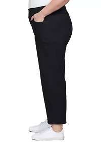 Plus Stretch Denim Medium Length Jeans