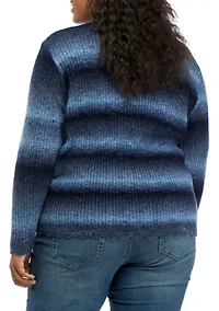 Plus Ombré Sweater