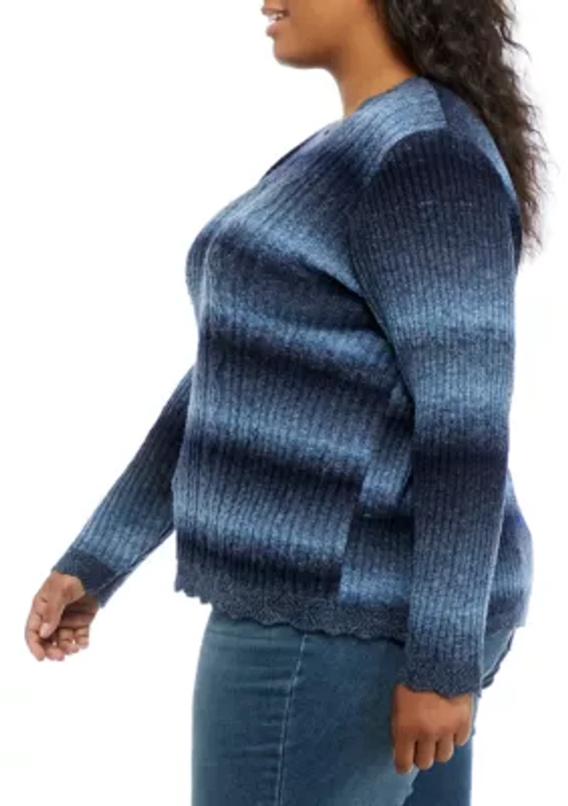 Plus Ombré Sweater