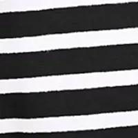Petite Classic Wreath Stripe Holiday Print Knit Top