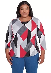 Plus Stained Glass T-Shirt