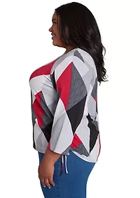 Plus Stained Glass T-Shirt