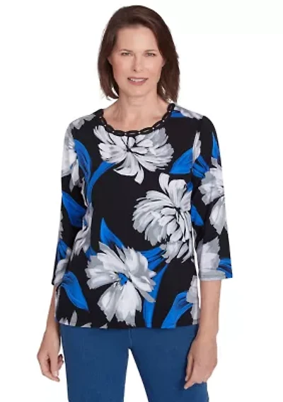 Petite Brushstrokes Floral Top