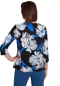 Petite Brushstrokes Floral Top