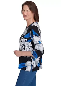 Petite Brushstrokes Floral Top