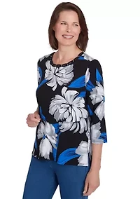 Petite Brushstrokes Floral Top
