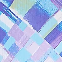 Petite Classics Brights Lattice Plaid Woven Button Down Top