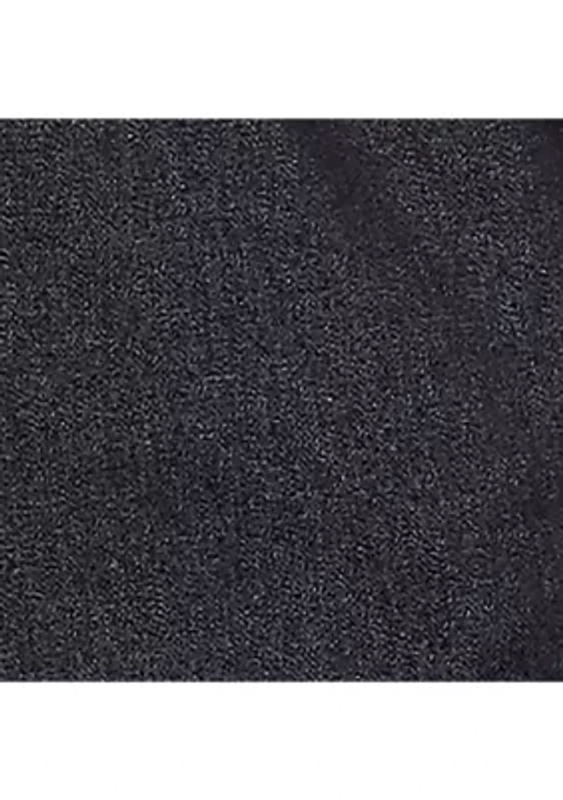 Plus Black Denim Pants - Short