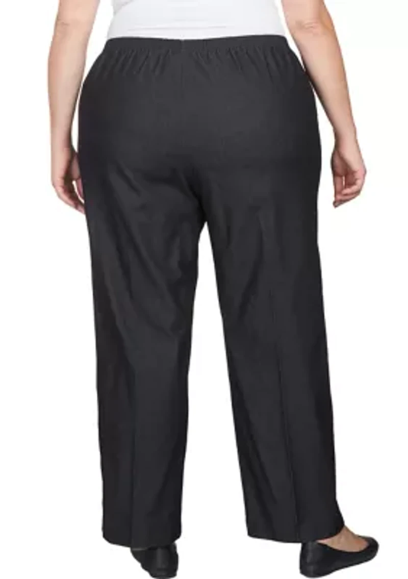 Plus Black Denim Pants