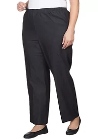 Plus Black Denim Pants