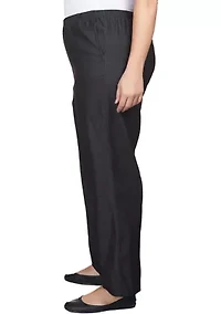Plus Black Denim Pants