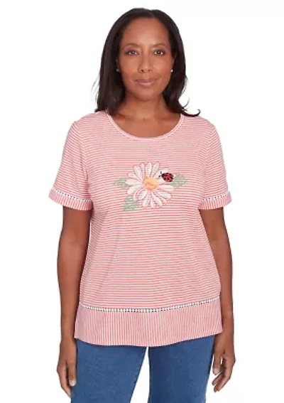 Women's Classics Daisy Stripe Top