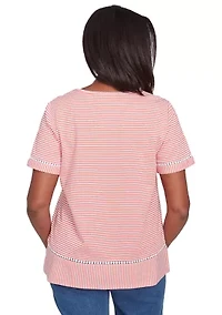 Women's Classics Daisy Stripe Top