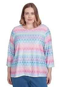 Plus Classics Geo Biadere Top