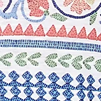 Plus Classics Scroll Geometric Biadere Top