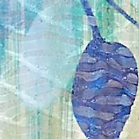 Plus Classics Watercolor Leaves Top
