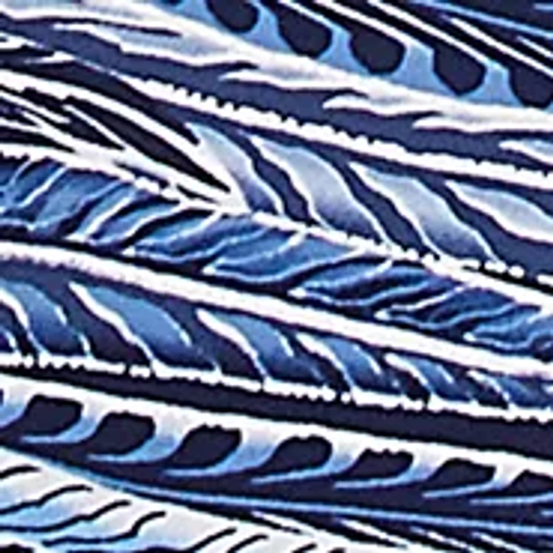 Plus Classics Feathers Printed Top