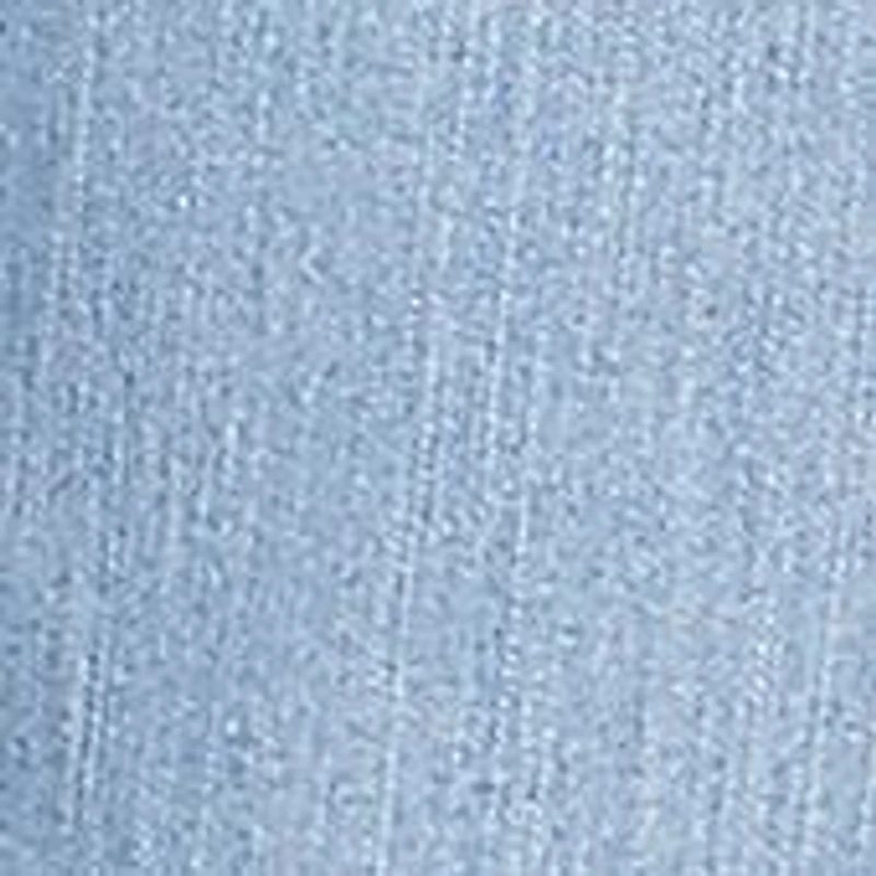 Petite Classics Denim Fringe Capri Pants