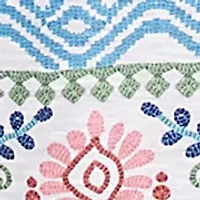 Petite Classics Scroll Geometric Biadere Top