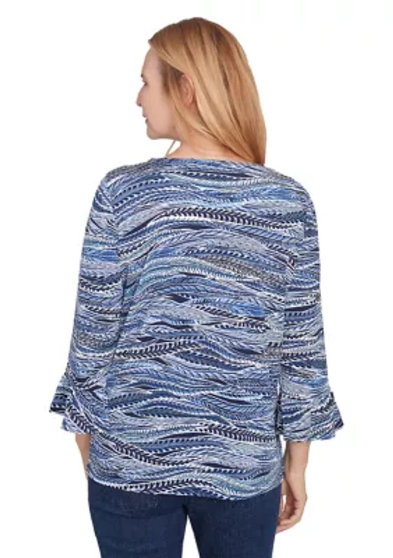 Petite Classics Feathers Top