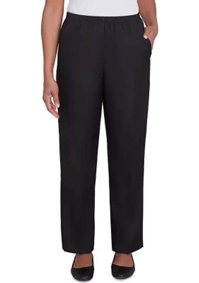 Solid Pull On Pants