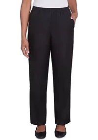 Solid Pull On Pants