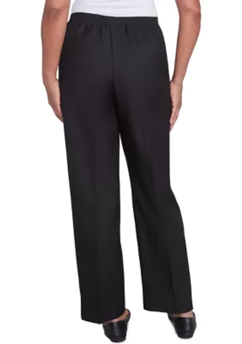 Solid Pull On Pants