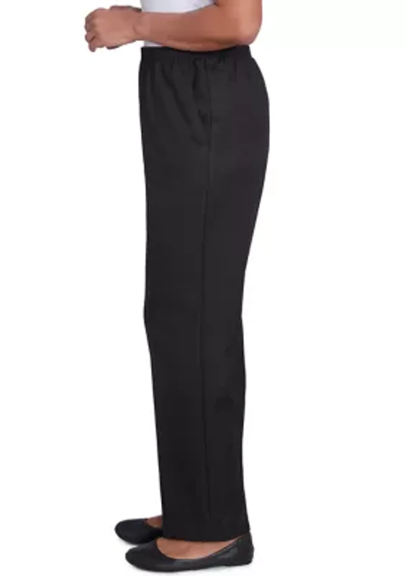 Solid Pull On Pants